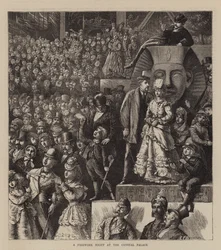 Una noche de fuegos artificiales en el Crystal Palace